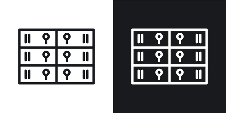 Banking locker icon