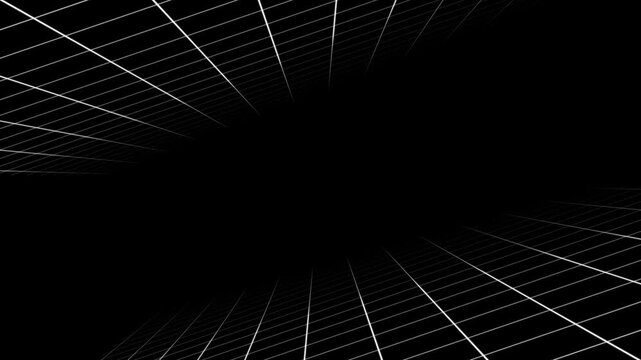 seamless grid line looping animation background. Neon Grids and Lines motion graphic animation. Retro futuristic animation element. grid lines loop animation. wavy grid technology video 4K.