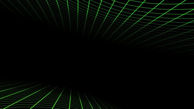 seamless grid line looping animation background. Neon Grids and Lines motion graphic animation. Retro futuristic animation element. grid lines loop animation. wavy grid technology video 4K.