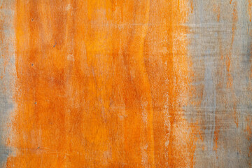 Fototapeta premium Natural Wooden Surface Displaying Warm Orange Tones and Subtle Weathered Texture