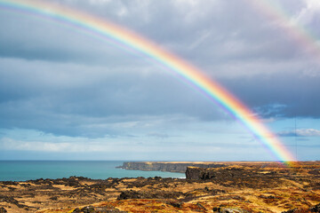 Ocean Atlantycki widziany od strony półwyspu Snæfellsbær 2025 © Krzysiek Cegiełka