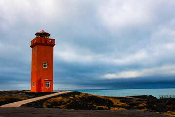 Latarnia morska na półwyspie Snæfellsbær na Islandii 2025 © Krzysiek Cegiełka