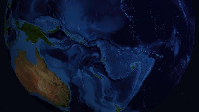 Satellite Zoom Animation into Harare Zimbabwe and Surrounding Southern African Cities