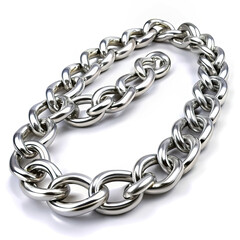 Fototapeta premium heart shaped chain
