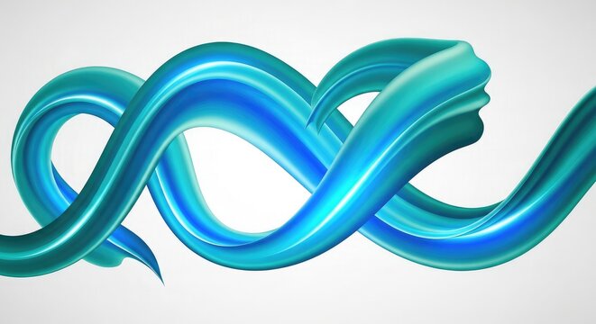 Teal blue fluid ribbon abstract background wallpaper poster banner download 2026 2027