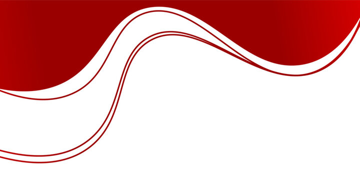 red wave background, red wave angle shape for elements, red graphic line ribbon, red curved line. abstract background modern design esp10