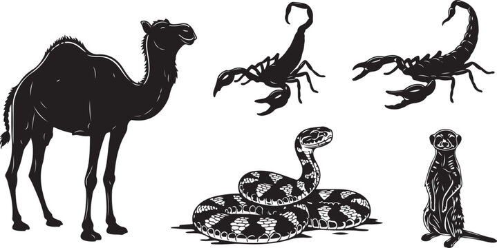 Black horse silhouette with flying crows and skulls against a white background black crows black skulls