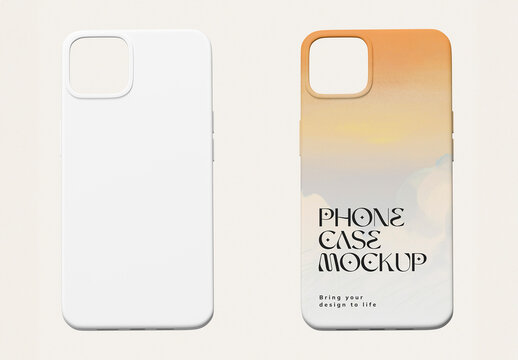 Stylish Phone Case Mockup PSD