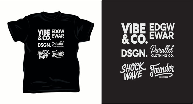 Vibe and co founder since 1982 shock wave clothing brand logos.