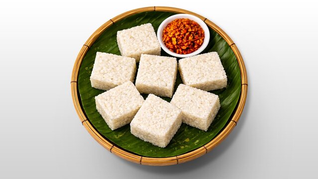 Kiribath Milk Rice, Avurudu, Sri Lankan Traditional Food, Sinhala and Tamil New Year, Banana Leaf Serving, Aurudu Kama, Sri Lanka Cuisine, South Asian Food