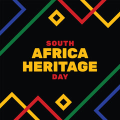 Obraz premium South Africa Heritage Day Design Event with Geometric Patterns