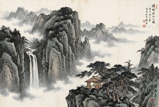 山水画」の写真素材 | 5,617,210件の無料イラスト画像 | Adobe Stock