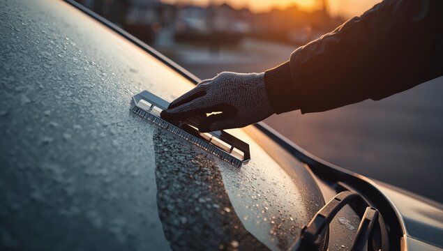 Mujer ch&oacute;fer trabajando conduciendo un auto mientras gente revisa un veh&iacute;culo automotriz, con participaci&oacute;n clave en una inspecci&oacute;n y chequeo