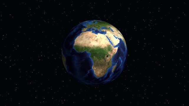 Animated Globe Zooming into Blumenau Brazil with Geographic Data Overlay