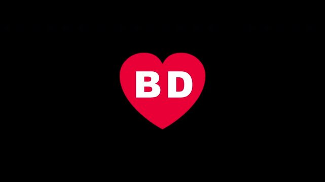 Heart, love, symbol, icon, red, black background