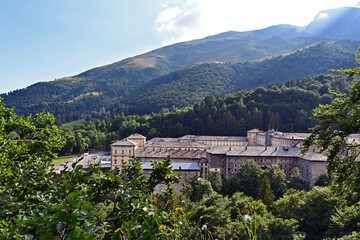 Obraz premium Biella, Il Santuario di Oropa, Piemonte, Italia