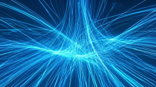 Abstract dark blue background with blurred shapes and subtle textures