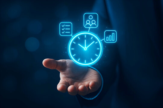 Efficient Time Management and Business Productivity Concept