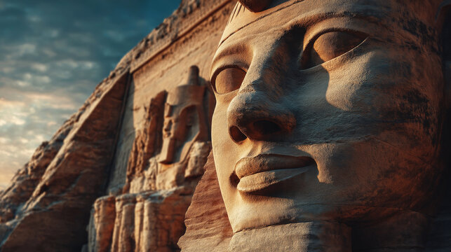 Ramses Statue Close-up