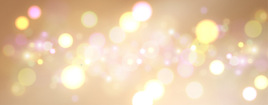Elegant gold background with soft bokeh glow and cream gradients, perfect for luxury cosmetic presentations, abstract golden texture with warm beige tones