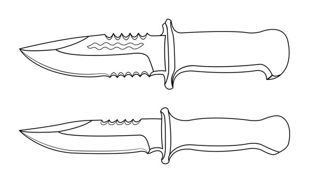 dagger vector illustration