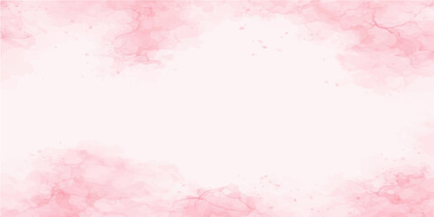 Obraz premium Delicate, soft watercolor washes of pink dance gracefully across the canvas, creating a dreamy, ethereal backdrop. A blush-toned artistry that evokes feelings of serenity, romance.