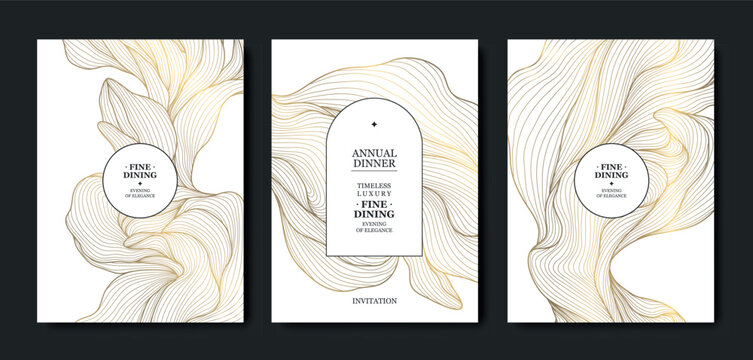 Luxury gold floral background with an elegant frame, delicate line flowers, ornamental leaves. Premium vector design for wedding invitations, gala cards, birthday flyers, monograms.
