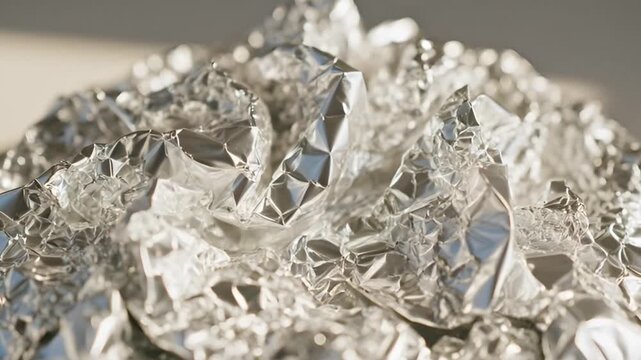 Abstract pile of crushed rock against a neutral background
