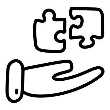 Modern design icon of problem solving 