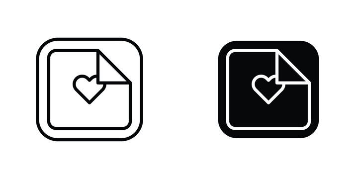 Nicotine patch icon in doodles flat and line stroke pack