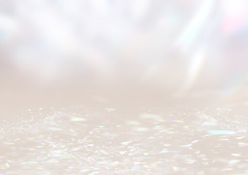 キラキラとプリズムの輝く背景