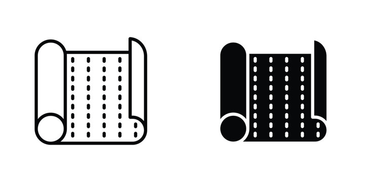 Sandpaper icon in doodles flat and line stroke pack