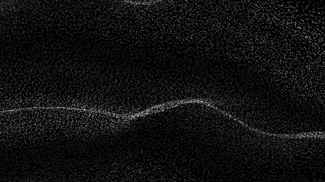 Abstract black and white wave patterns with dynamic movement. Represents fluidity, creativity, and modern design aesthetics