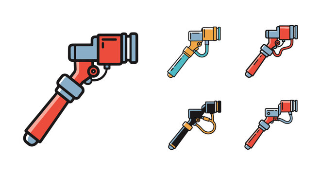 Gastroscope Line art vector abstract clean shapes illustration