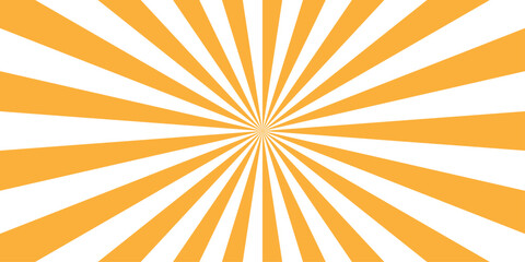 Obraz premium Minimal gradient sunrise radiate striped wave geometric circus light Colorful sun rays sunburst pattern background. Sunburst background vector illustration pattern beam rays.