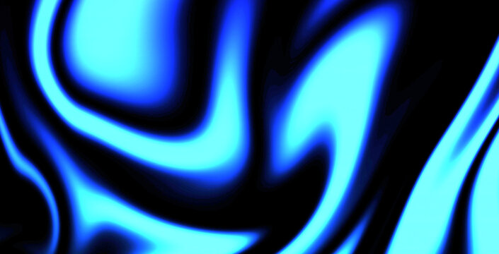 abstract blue x-ray scan of human knee joint in dark medical lighting