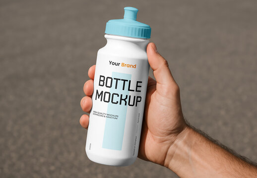 Sports Bottle Mockup