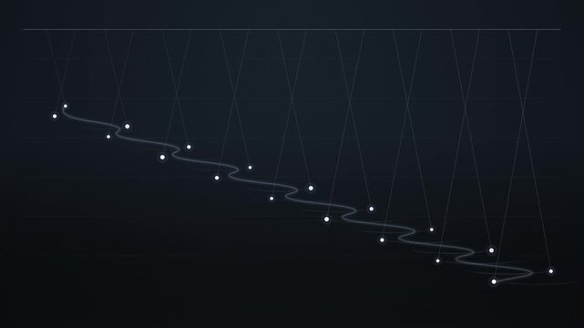 Minimalist Pendulum Wave Background 1440p 60fps