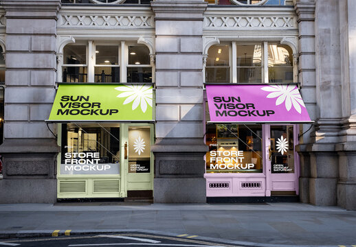 Double Storefront Mockup