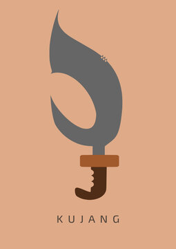 Kujang (one of Indonesian traditional weapons)