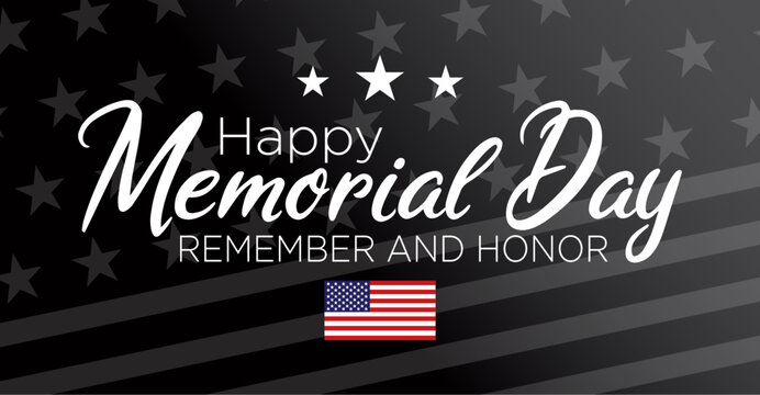 Memorial day USA Background Flag
