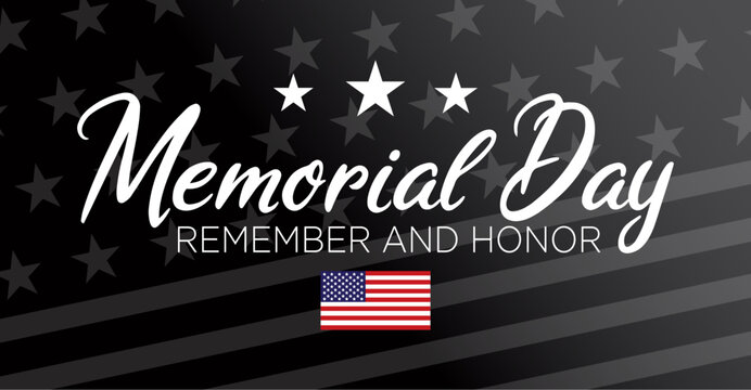 Memorial day USA Background Flag