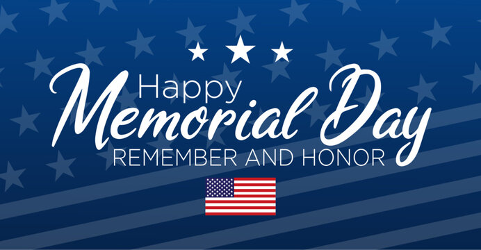 Memorial day USA Background Flag