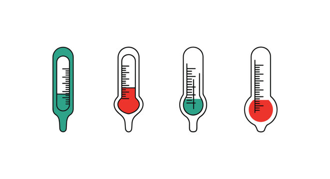 Hydrometer Line art vector modern abstract decorative illustration