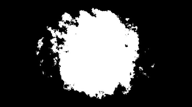 Black ink stain spreading in water, 4K Ink in water black watercolor ink drops transition background, stain grunge, stencil frame drip spray, Ink transition, Ink Drops Transition on Black Background,