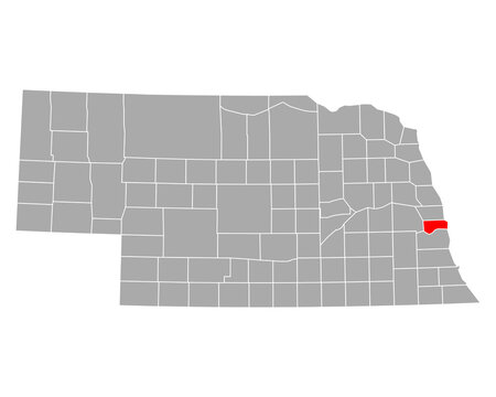 Karte von Sarpy in Nebraska