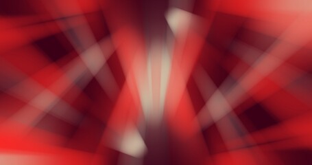 Fototapeta premium Abstract dark red background with complex intersecting radial light beams. Dramatic motion blur effect for high-energy and cinematic visual concepts