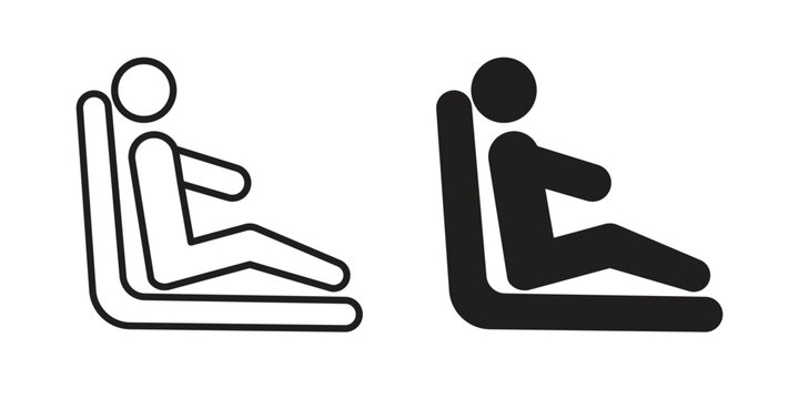 Resting icon. modern vector symbols set