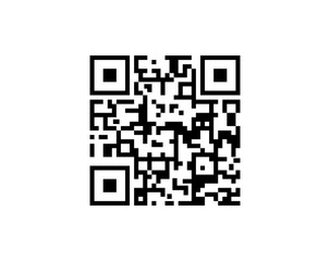 Fototapeta premium QR code collection pattern minimal black white design