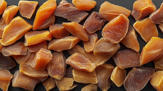 Nutritious Pressed Dry Fructus Pieces - Organic Raw Fig Superfood Background for Healthy Treats